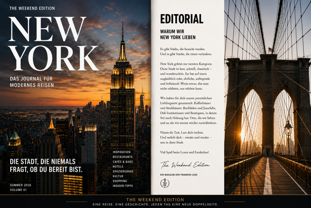 The Weekend Edition - digitales Magazin der Franken-Loge Vol 1 New York